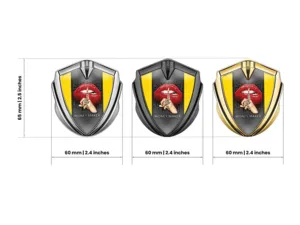 Emblème Métal Insigne Look Moderne Haut Gamme